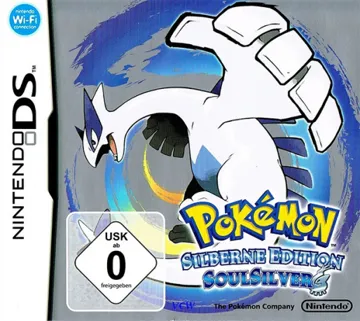 Pokemon - Silberne Edition SoulSilver (Germany) box cover front